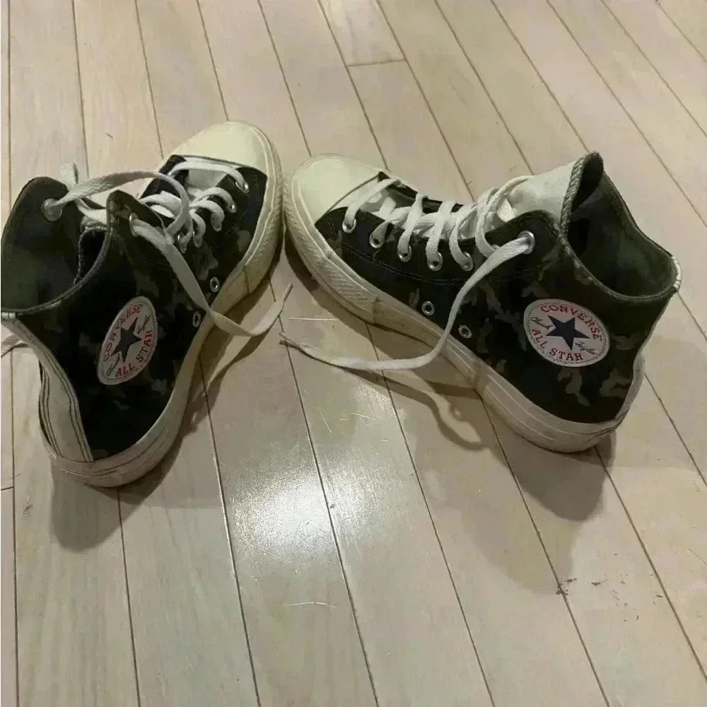 Custom Chuck Taylor All Star Lift Platform Camouflage - Picture 4 of 6